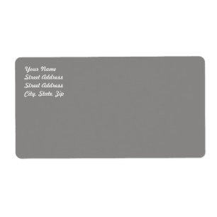 Light Gray Shipping Label
