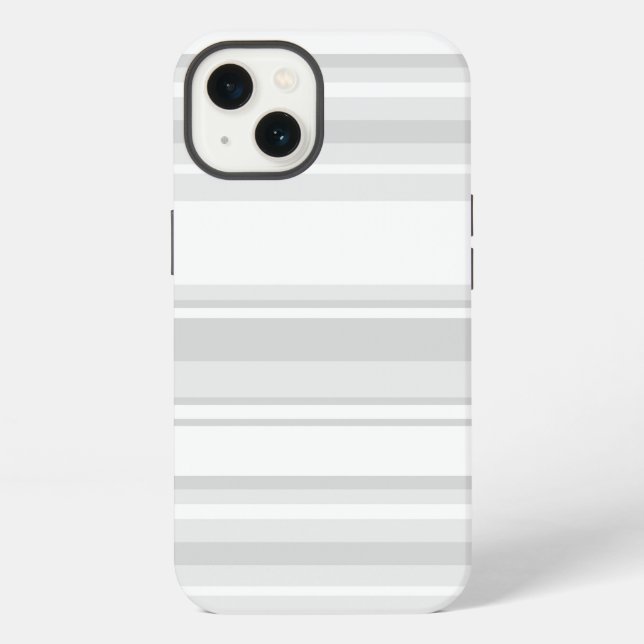 Light gray stripes Case-Mate iPhone case (Back)