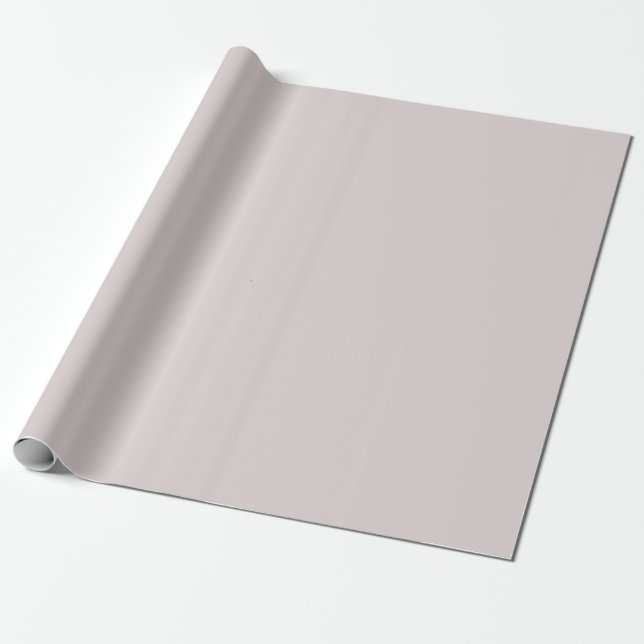 Light Grayish Shade Of Red Pop Of Colour Wrapping Paper (Unrolled)