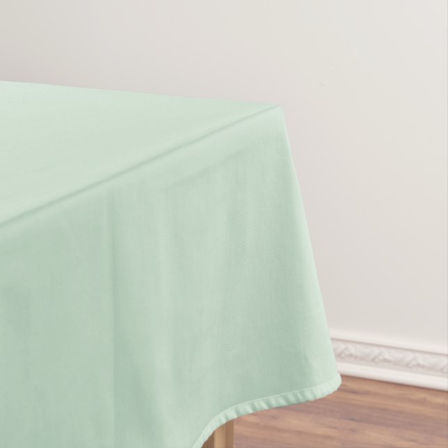 Light Green 100% Cotton Tablecloth - Rectangular  (In Situ)