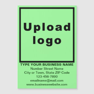 Light Green 5” x 7” Magnetic Business Card