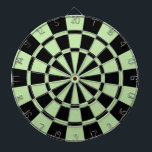 Light Green And Black Dartboard<br><div class="desc">Light Green And Black Dart Board</div>