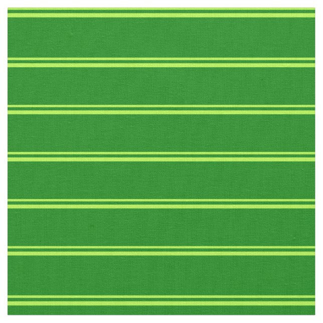 Light Green and Green Coloured Lines Fabric (Close Up)