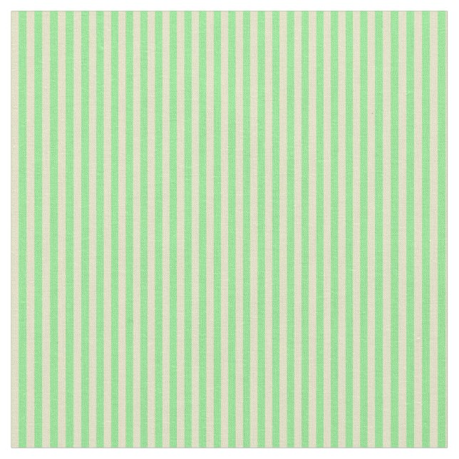 Light Green and Pale Goldenrod Coloured Pattern Fabric (Close Up)