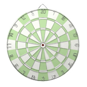 Light Green And White Dartboard