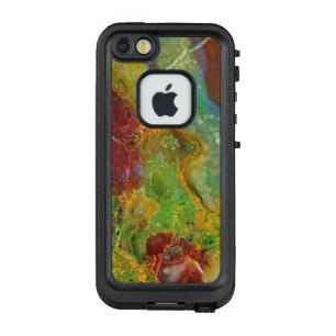 Light Green & Brown Marble Design 5 LifeProof FRÄ’ iPhone SE/5/5s Case