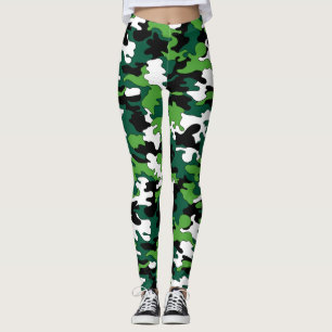 Light Green Camo Leggings
