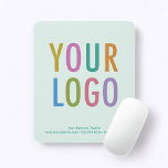 Light Green Custom Mouse Pad Company Logo Non Slip<br><div class="desc">Easily personalise our mouse pad with your company logo and custom text. It has a cloth surface with a non-slip rubber base. Designed in light green and other colours (all colours are customisable). It's 9.25 inch x 7.75 inch* with a rounded rectangle shape. No minimum order quantity and no setup...</div>