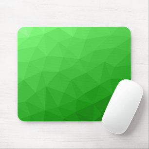 Light green gradient geometric mesh bright pattern mouse pad