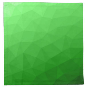 Light green gradient geometric mesh bright pattern napkin