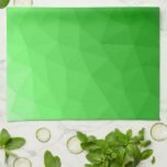 Light green gradient geometric mesh bright pattern tea towel<br><div class="desc">Light green gradient geometric mesh pattern bright triangles ombre. Cool modern triangle geometric mesh with light to dark green ombre gradient design.</div>