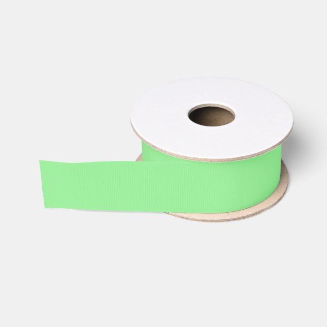 Light Green Grosgrain Ribbon (Spool)