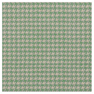 Light green houndstooth fabric