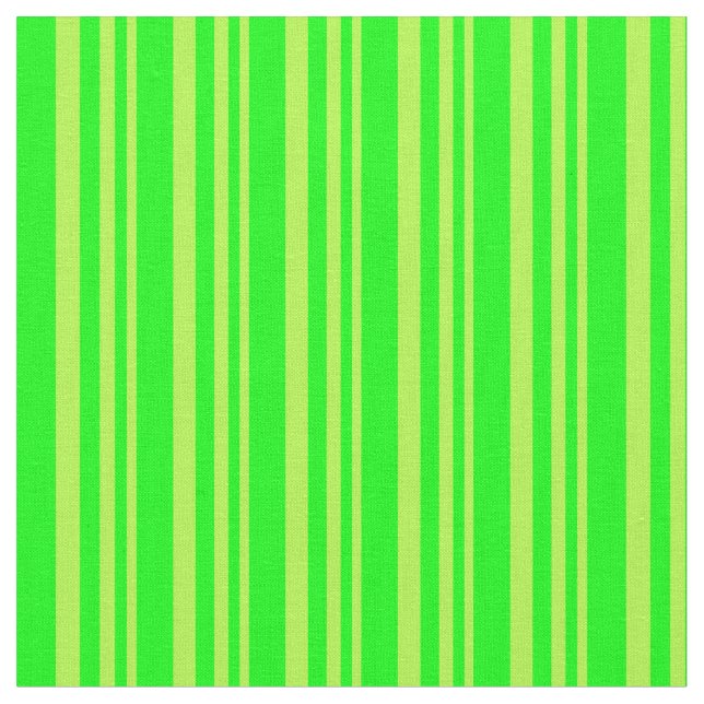 Light Green & Lime Pattern Fabric (Close Up)