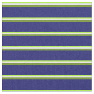 Light Green, Mint Cream, Green, and Midnight Blue Fabric
