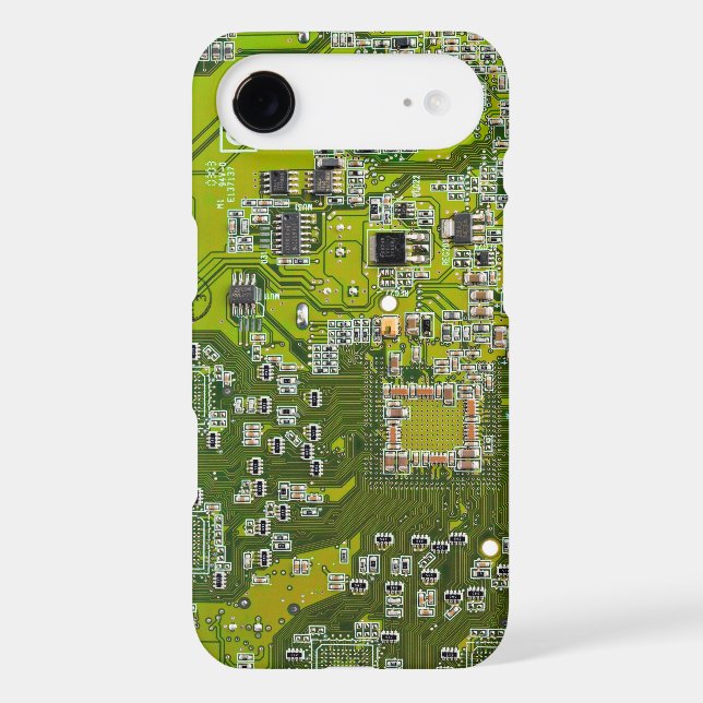Light Green PCB Circuit Board Design for IT Pros (Back)