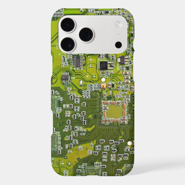 Light Green PCB Circuit Board Design for IT Pros (Back)