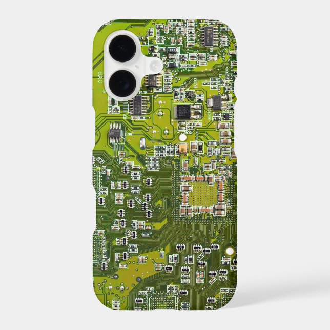 Light Green PCB Circuit Board Design for IT Pros (Back)