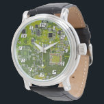 Light Green PCB Circuit Board Design for IT Pros Watch<br><div class="desc">The Ultimate Aesthetic for Tech Visionaries Redefine your professional space with this high-definition graphic featuring a detailed Printed Circuit Assembly (PCBA). Captured in vibrant, light green tones with crisp silver and white conductive traces, this design showcases the intricate architecture of modern electronics—including integrated circuits, resistors, and capacitors—in stunning clarity. The...</div>