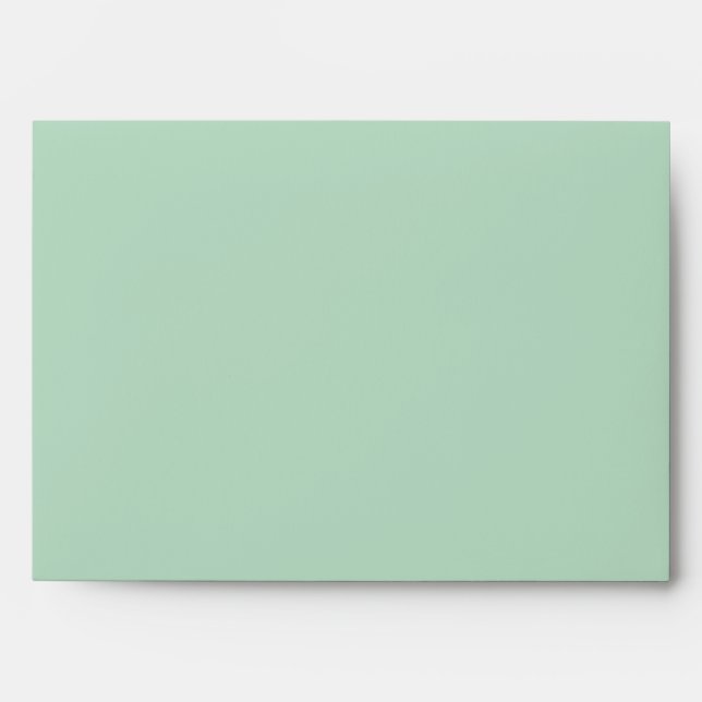 Light Green Sage Green Envelope (Front)