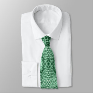 Light Green Snake Skin Print Tie