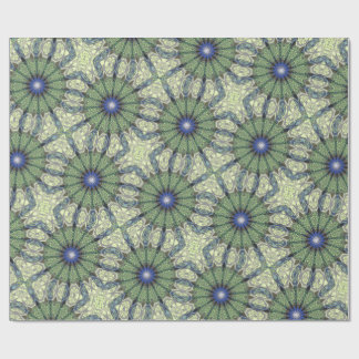 light green solar digital pattern  wrapping paper
