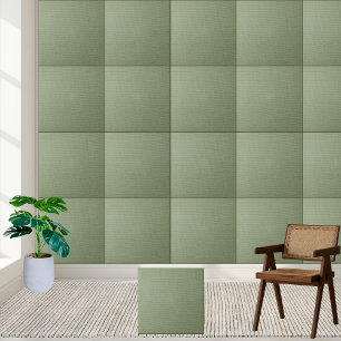 Light Green Woven Burlap Texture Ceramic Tile