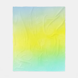 Light Green, Yellow abstract blurred background. C Fleece Blanket