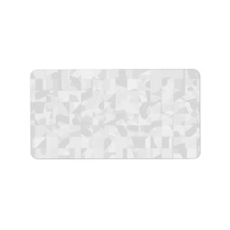 Light Grey Abstract Pattern. Label