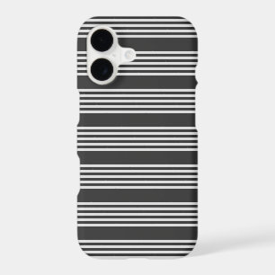 Light grey and charcoal five stripes pattern