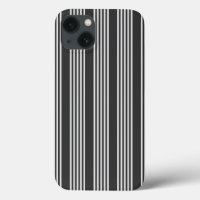 Light grey and charcoal five stripes pattern