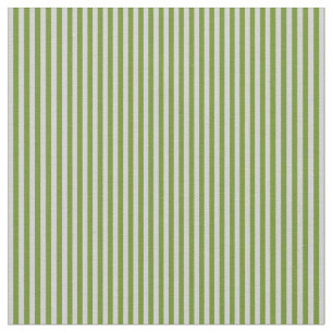 Light Grey and Green Striped Pattern Fabric