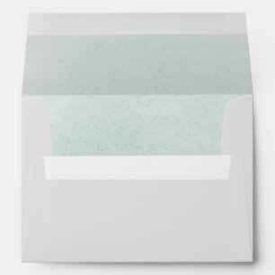 Light Grey and Sage Green Elegant Neutral Envelope