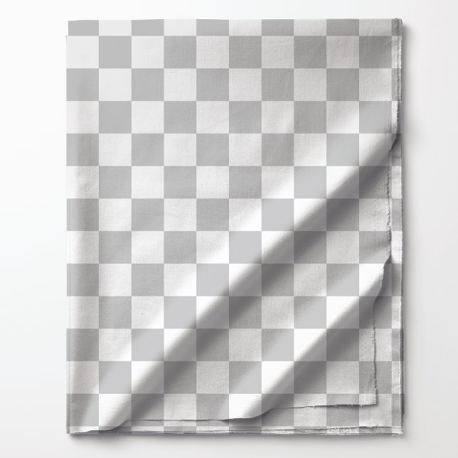 Light Grey and White Chequered Pattern Fabric (Creator Uploaded)