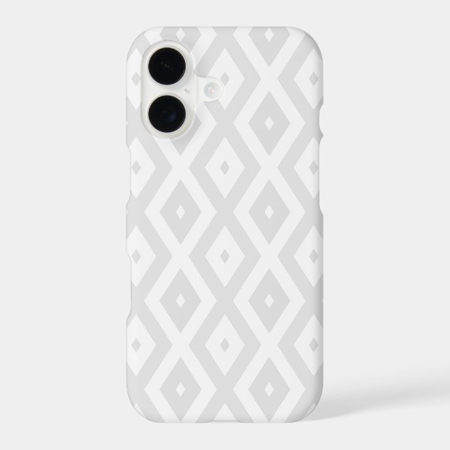 Light grey and white diamond pattern (Back)