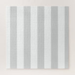 Light Grey and White Stripes Jigsaw Puzzle<br><div class="desc">The Light Grey & White stripes pattern is a pattern from the past, chraacterised by parallel Light Grey & White stripes of various widths that are repeated throughout the pattern. This pattern refers to the classic style and is chraacterised by subtlety and elegance. Light Grey & White colours are subdued,...</div>