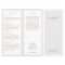 Light Grey Beauty Hair Salon Spa TriFold Brochure