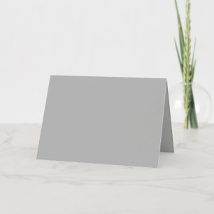 Light Grey #C1C1C1, Kangaroo Foil Greeting Card