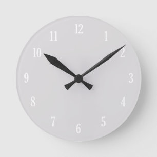 Light grey clock