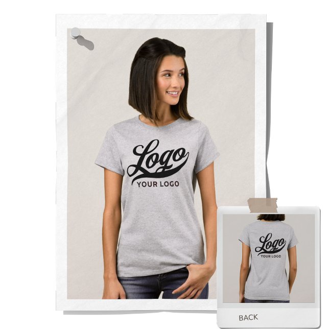 Light Grey Company Logo Swag Business Women T-Shir T-Shirt (Creator Uploaded)