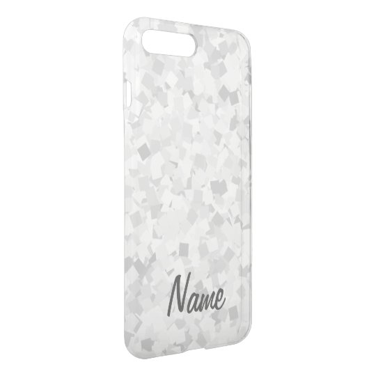 Light grey confetti design iPhone 8 plus/7 plus case