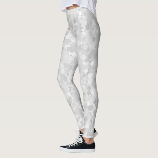 Light grey confetti design leggings