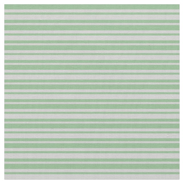 Light Grey & Dark Sea Green Lines Fabric (Close Up)