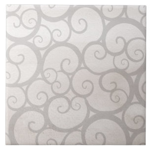Light grey decorations ceramic tile