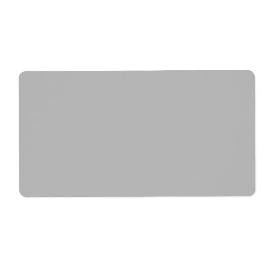 Light Grey Fashion Grey Colour Trend 2014 Blank Shipping Label