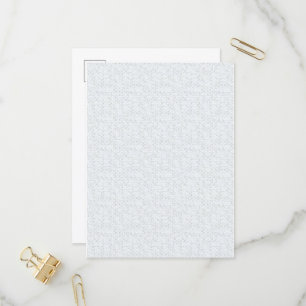 Light Grey Geometric Floral Modern Summer Pattern Invitation Postcard
