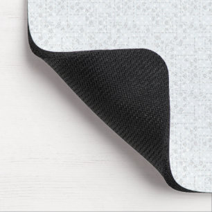 Light Grey Geometric Floral Modern Summer Pattern Mouse Pad