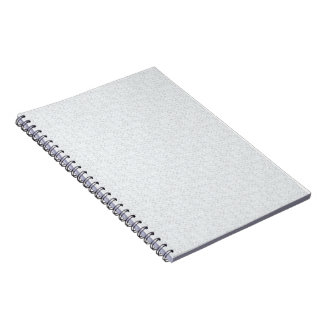 Light Grey Geometric Floral |Modern Summer Pattern Notebook