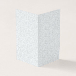 Light Grey Geometric Floral Pattern Business Card