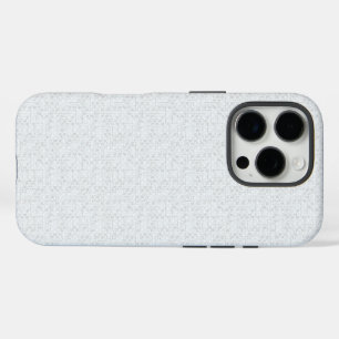 Light Grey Geometric Floral Pattern iPhone 16 Pro Case